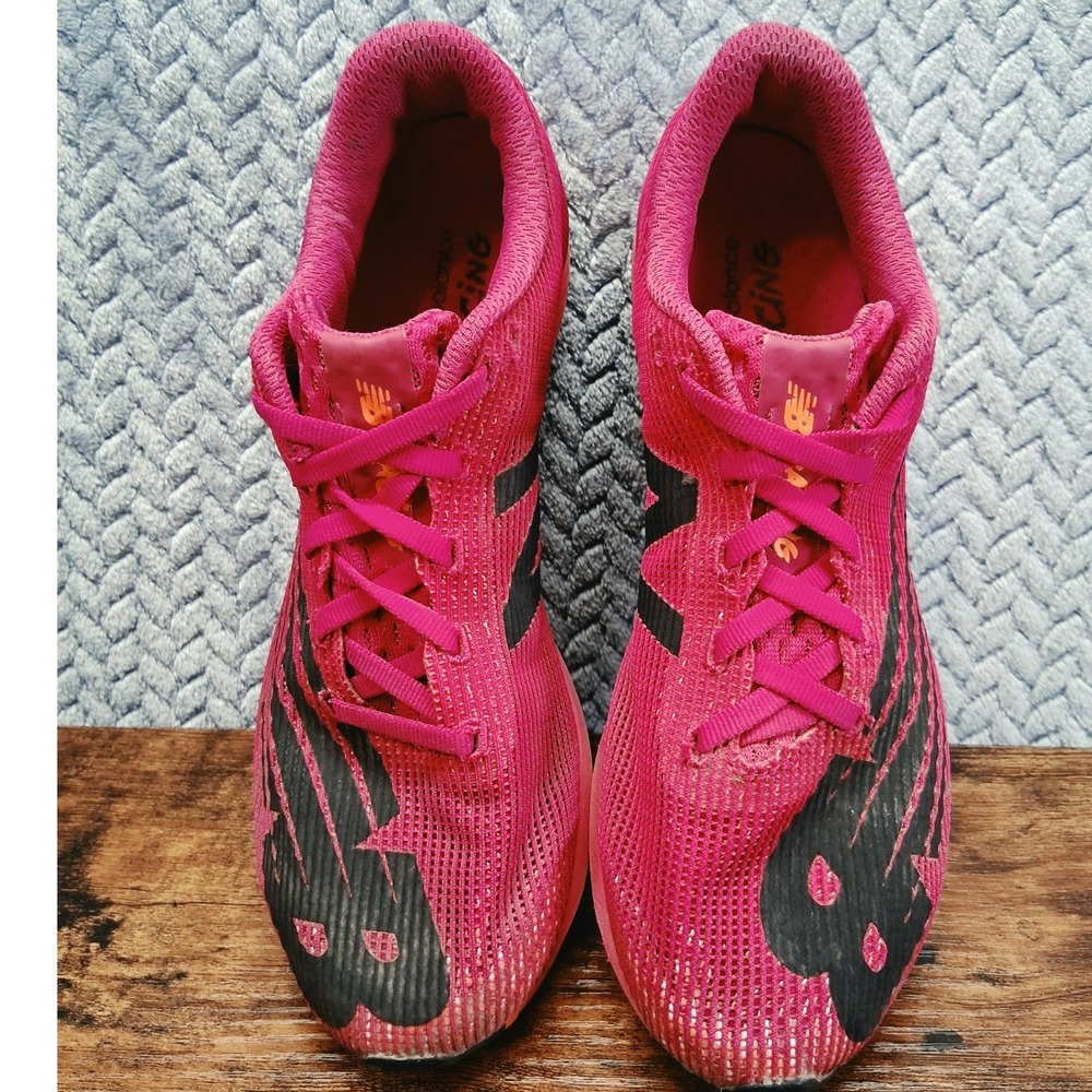 New Balance XC7 v3 Pink Orange Cross Country Spikes WXC7PO3 Womens 7.5